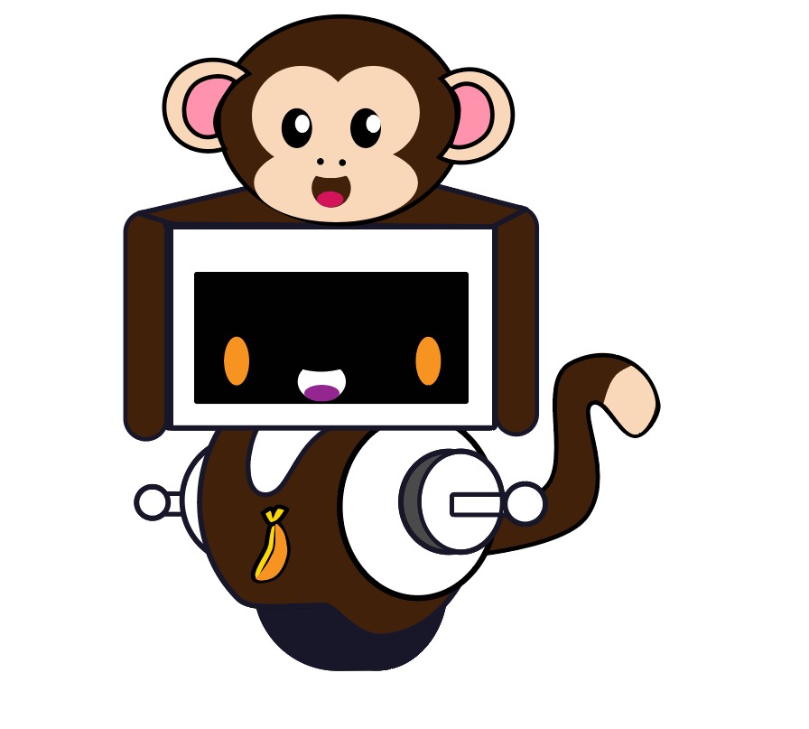 Nuvi dressed as a little monkey