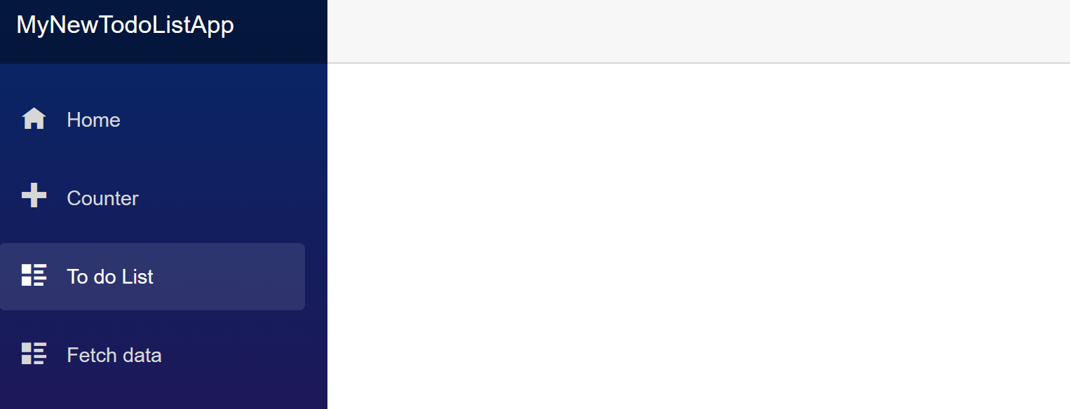 Screenshot of To Do List added to the page