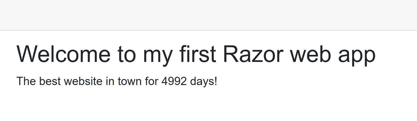Screenshot of site after changes from Activity 3