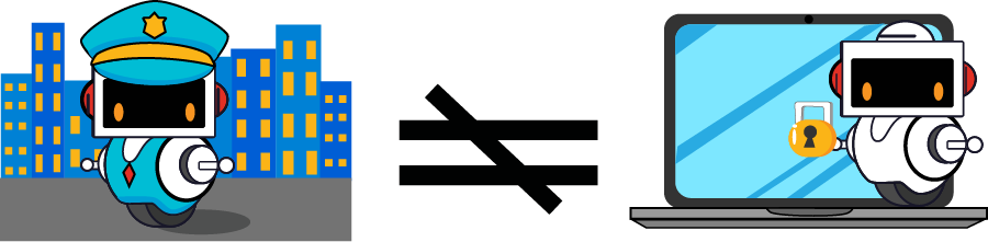 Illustration representing cyber security and digital protection
