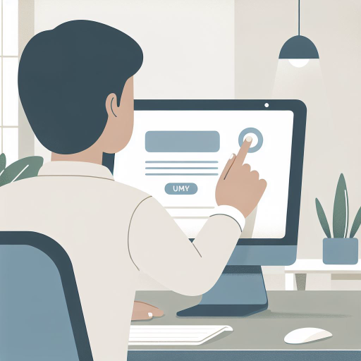 image of clicking a button